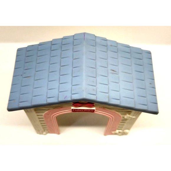 2005 FISHER PRICE Loving Family 3 3/4" Dollhouse DOG HOUSE Puppy Doggie Doghouse - Picture 5 of 7